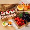 Paper Disposable Greaseproof Food Trays Food Wrappers Pop-up Foldable for Party Stadium Theatre
