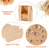 Window Paper Bags Homemade Bread Bags Kraft Paper Baked Goods Packaging Storage Custom Bread Bags