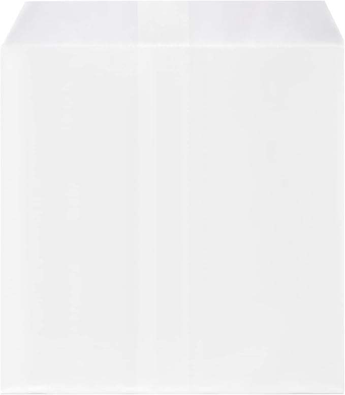 Quotidian White Mini Square Glassine Paper Bags Envelopes Mini Square Glassine Paper Bags Envelopes by Quotidian White