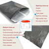 Large Black Color Candy Buffet Packaging Paper Bags for Treats and Displays Oil-proof Paper Bag