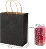 Elegant Black Premium Paper Gift Bag Luxurious High Quality Sturdy Construction for Birthday Party Special Occasions Sleek