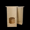 Windowed Paper Bags Bread and Toast Snacks Customizable Logos Wholesale Plastic Paper Bag Manufacturers CUSTOM Bread Bags