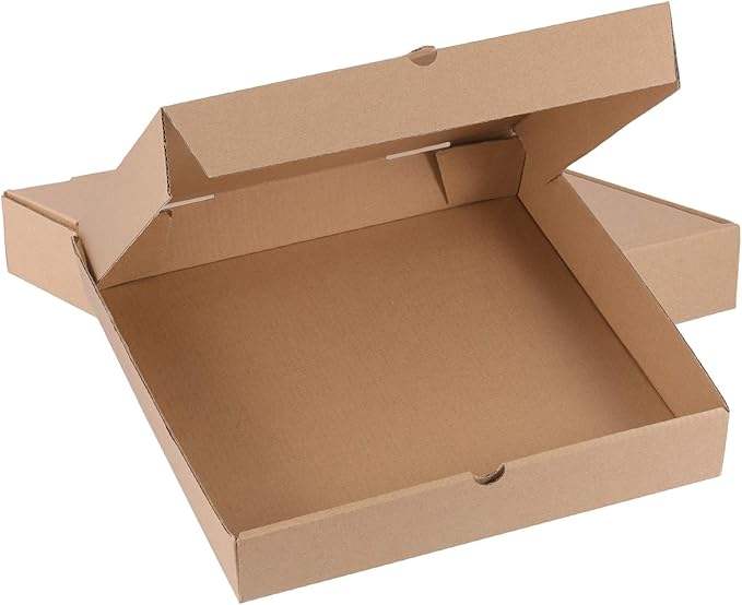 Disposable Delivery square Cardboard Pizza Boxes 1.5 Thick Premium Corrugated Pizza Boxes Custom Pizza Boxs