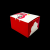Customized Printed LOGO Small Snack Packaging Box Made of Food Grade Material with Oil-proof Function Food Box