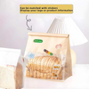 Bread Bags With Tin Knot With Window Bakery Bags Homemade Bread for Sandwich Cookie Custom Bread Bags