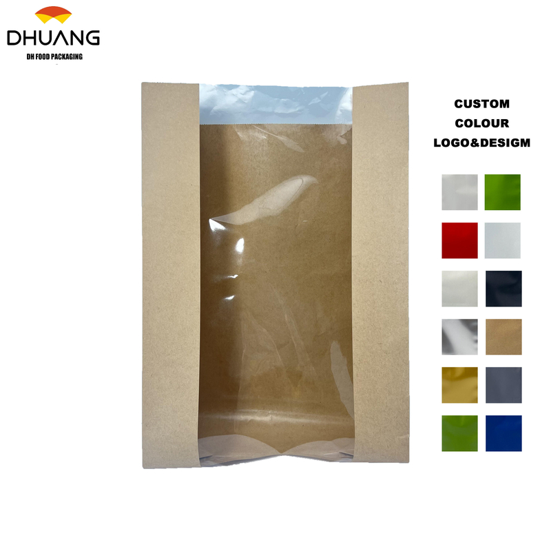 Custom Printed Bread Bags Are Suitable for Holding Bread Doughnuts and Muffins Oil-proof Paper Bag
