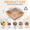 Small Cooked Food Container Eco-friendly Food Container with clear Lid