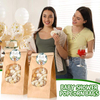 Jungle Animals Thanks Label Popcorn Bags Cute Round Stickers for Baby Shower Paper Food Storage Gift Packaging Custom Bread Bags