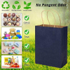 Navy Gift Craft Paper Gift Bag with Handle Heavy Duty Matte Tote Bag CUSTOM Shopping Bag