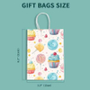 Gift Bag Paper Bag with Handle Party Birthday Wedding Small Paper Shopping Bag (Candy Cakes)