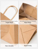 Brown Kraft Paper Bag, 5.9 "x3.2" X8.3 "Gift Bag, Mini Paper Bag, Gift Bag, Retail Bag